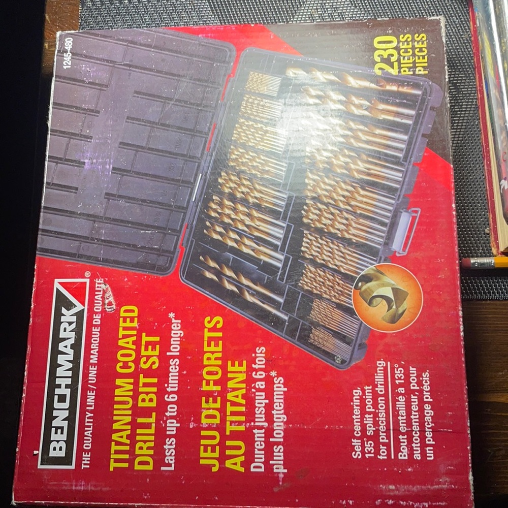 Benchmark (the quality line)drill piece set